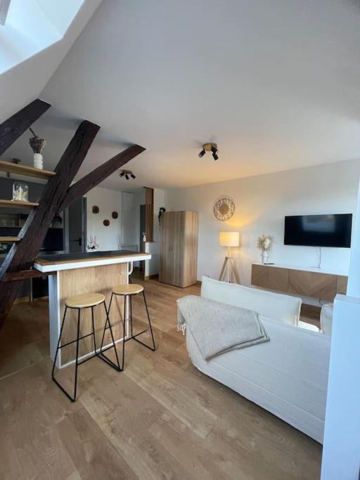 Apartmán Duplex Bord De L'Eure - Parking Inclus - Jolie Vue Sur La Cathedrale Chartres Exteriér fotografie